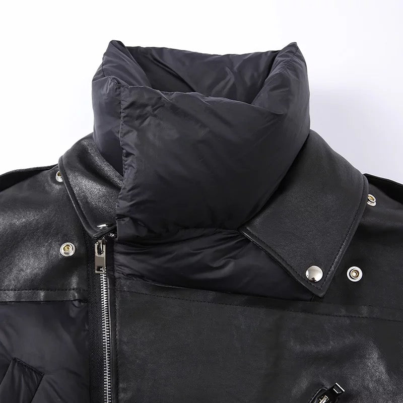 Kylie Leather Bomber