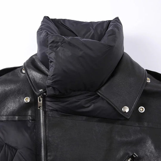 Kylie Leather Bomber