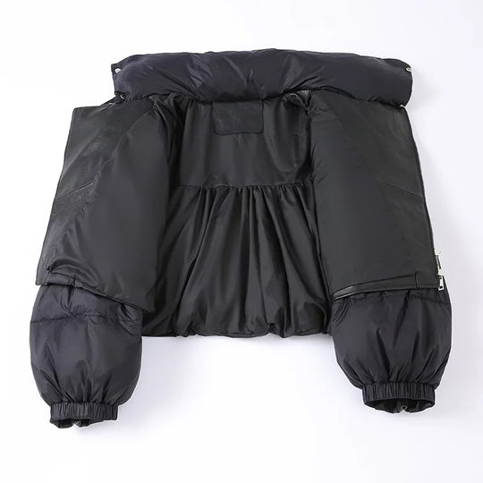 Kylie Leather Bomber