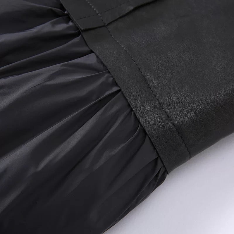 Kylie Leather Bomber