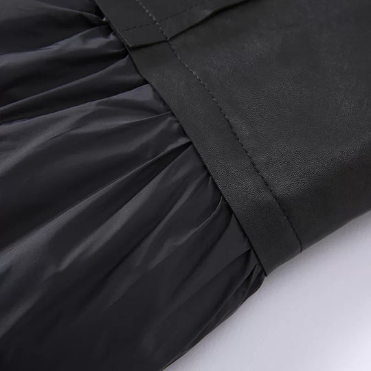 Kylie Leather Bomber