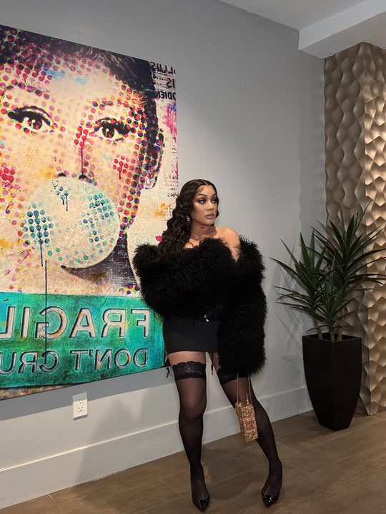 Cropped Mongolia Fur Jacket