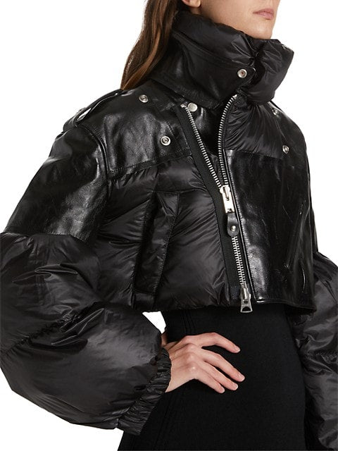 Kylie Leather Bomber