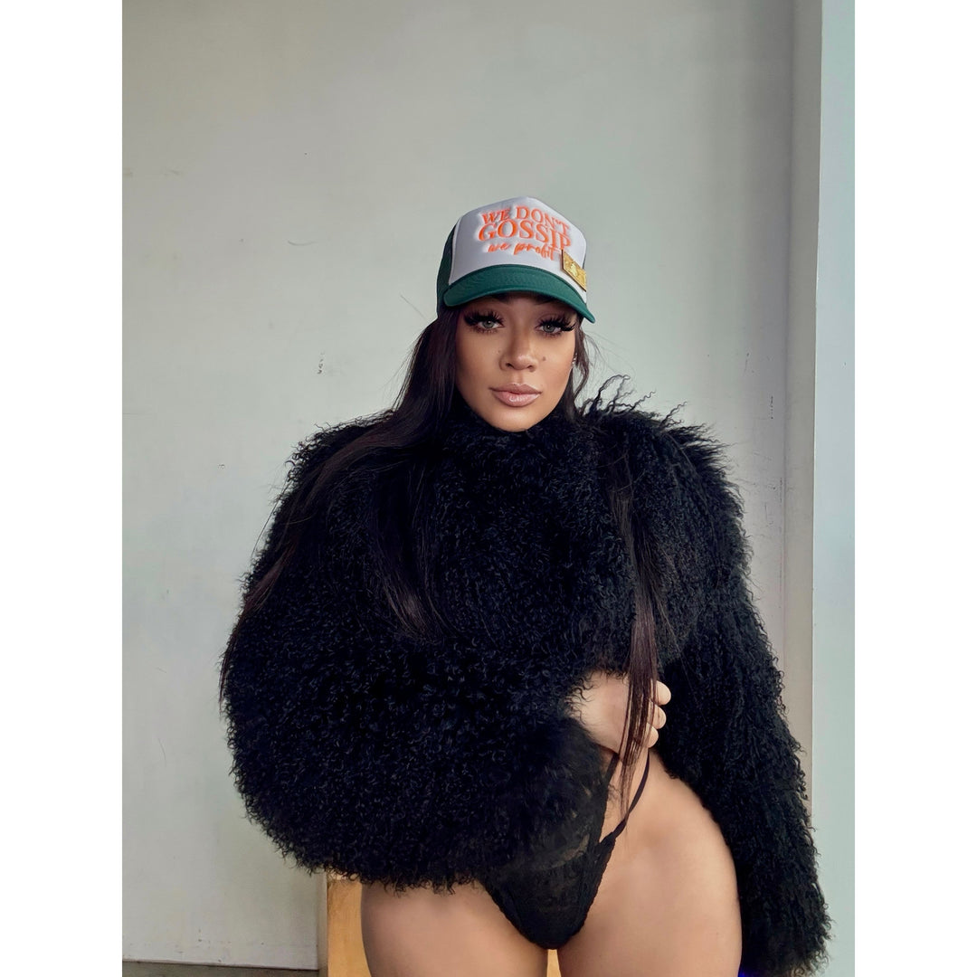 Cropped Mongolia Fur Jacket