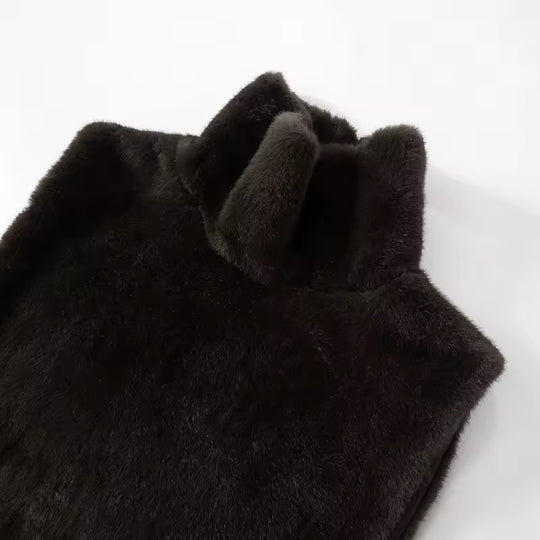 Luxe Sleeveless Faux Fur Vest