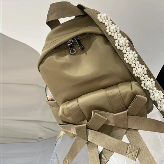 Bow Behavior Beaded Backpack
