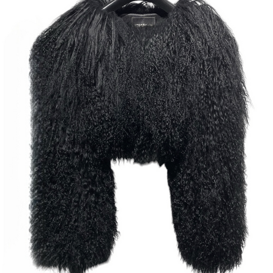 Cropped Mongolia Fur Jacket